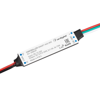 1Ленты светодиодные контроллер smart-k45-mix (12-24v, 2x1.5a, 2.4g) | 028439 | arlight выгодная цена