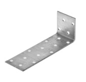 Крепёж уголок крепежный анкерный 40х100х40x2, оцинкованный - накл. | 141945 | tech-krep выгодная цена