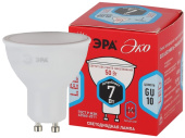 Лампы (источники света) лампа светодиодная red line eco led mr16-7w-840-gu10 7вт софит нейтральный белый свет | б0040876 | эра выгодная цена