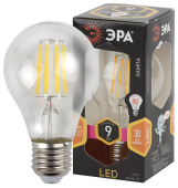 Лампы (источники света) лампа светодиодная f-led a60-9w-827-e27 (филамент, груша, 9вт, тепл, е27) | б0043433 | эра выгодная цена