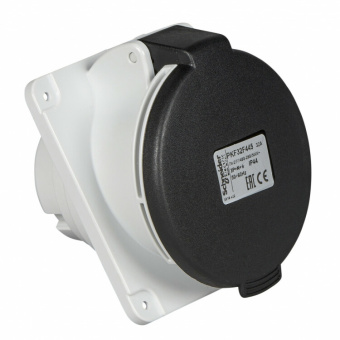 1Разъемы промышленные роз панел угл винт 32a 3pne 480-500 ip44 | pkf32f445 | schneider electric выгодная цена