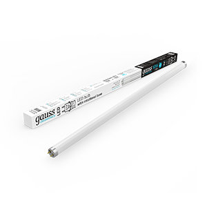 1Лампы (источники света) лампа светодиодная elementary t8 10w 780lm 4000k g13 600mm стекло поворотная led 1/30 | 93020-r | gauss выгодная цена