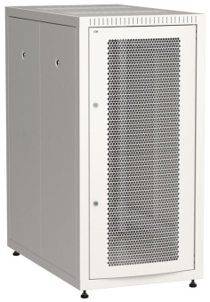 1Шкафы и стойки телекоммуникационные 19 шкаф linea e 24u 600х1000мм двери 2шт перф. и метал. сер | le35-24u61-pm | itk выгодная цена