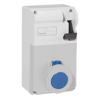 1Разъемы промышленные комбинированный щиток - p17 tempra pro - ip 55 - 16 a - 200/250 в~ - 50/60 гц - 2к+з | 056621 | legrand выгодная цена