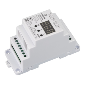 1Ленты светодиодные конвертер smart-k37-dmx (12-24v, spi, din, 2.4g) (arlight, металл) | 028410 | arlight выгодная цена