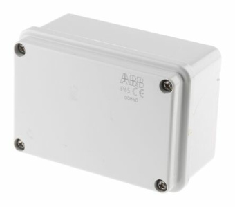 1Коробки распределительные коробка распределительная герметичная ip55 105х70х50мм шхвхг | 00850| abb выгодная цена
