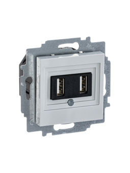 1Розетки, выключатели, звонки электрические abb levit серый usb зарядка 2-ая | 5014h-a00040 16w | 2chh290040a6016 | abb выгодная цена