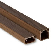 Кабельные каналы канал кабельный под тёмное дерево (60х40) (40м.) ekf proxima | kk-60-40d | ekf выгодная цена