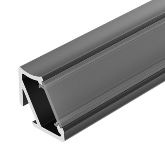 1Ленты светодиодные профиль alm-v60-2000 anod black | 026694 | arlight выгодная цена