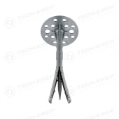 Крепёж дюбель для теплоизоляции с пласт. гвоздём (izo) 10х160 (500 шт) - накл. ( 7,765 кг) | 124887 | tech-krep выгодная цена