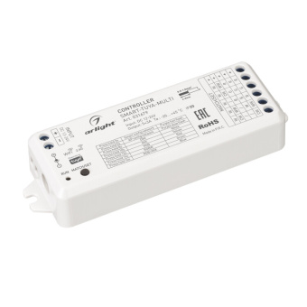1Ленты светодиодные контроллер smart-tuya-multi (12-24v, 5x3a, rgb-mix, 2.4g) (arlight, ip20 пластик, 5 лет) | 031679 | arlight выгодная цена