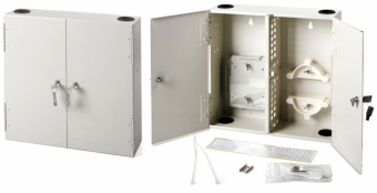 1Оптические компоненты СКС бокс оптический fo-wallbox-24sc настенный на 24 sc со сплайс-пластиной (без пигтейлов и проходных адаптеров) | 23396 | hyperline выгодная цена