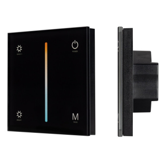 1Ленты светодиодные панель smart-p21-mix-g-in black (12-24v, 4x3a, sens, 2.4g) (arlight, ip20 пластик, 5 лет) | 033765 | arlight выгодная цена