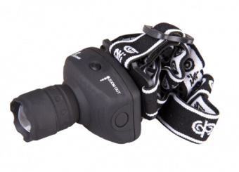 1Фонари фонарь налобный h2-l1wz-3aaa-bk (1w led, zoom) черный | 2851437 | фаzа выгодная цена