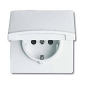 Розетки, выключатели, звонки электрические розетка schuko, 20 eugkb-34-101, с крышкой, с защитными шторками, allwetter44, ip44, альпийский белый, 250в. | 2064-0-0294 | 2cka002064a0294 | abb выгодная цена