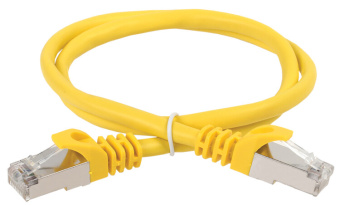 1Патч-корды коммутационный шнур кат. 6 ftp pvc 3м желтый | pc05-c6f-3m | itk выгодная цена