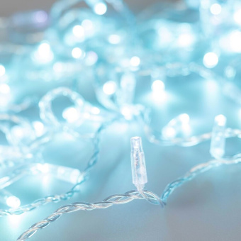 1Ленты светодиодные светодиодная гирлянда ard-string-classic-10000-clear-100led-flash azure (230v, 7w) (ardecoled, ip65) | 025784 | arlight выгодная цена