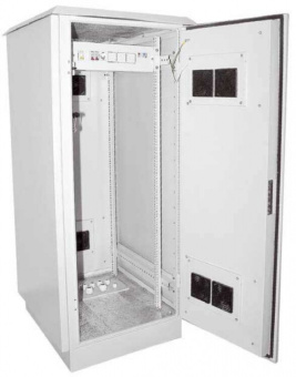 1Шкафы и стойки телекоммуникационные 19 шкаф уличный 19" 33u 720x860, ip55, металл двери, серый | lo35-33u78-mm55 | itk выгодная цена
