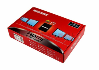 1Разъемы, переходники, делители TV делитель гнездо hdmi на 4 гнезда hdmi, металл | 17-6902 | rexant выгодная цена