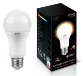 Лампы (источники света) лампа светодиодная led 12вт e27 220в 2700к a60 шар | 102502112 | gauss выгодная цена