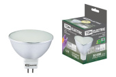 Лампы (источники света) лампа светодиодная mr16-7 вт-12 в -3000 к–gu 5,3 smd (с матовым стеклом) | sq0340-0061 | tdm выгодная цена