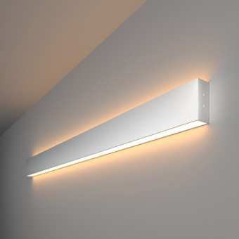 1Светильники (Осветительные приборы) светильник светодиодный накладной линейный двусторонний 103см 40w 3000k матовое серебро (101-100-40-103) | a041468 | elektrostandard выгодная цена