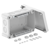 Коробки распределительные распределительная коробка x25,, ip 67, 286x202x126 мм., с клеммой | 2005214 | obo bettermann выгодная цена
