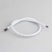 Ленты светодиодные провод питания arl-moonlight-20awg-4w-d6-cu-500 white | 028124 | arlight выгодная цена
