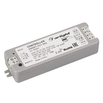 1Ленты светодиодные контроллер smart-k21-mix (12-24v, 2x5a, 2.4g) | 025031 | arlight выгодная цена