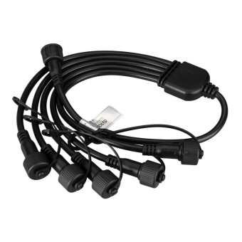 1Ленты светодиодные коннектор питания ard-classic-sync-rgb black (230v, 5 ports) (ardecoled, закрытый) | 031791 | arlight выгодная цена