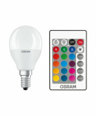 Лампы (источники света) лампа светодиодная led retrofit rgbw lamps with remote control 40 fr 5,5 w/2700k e14 | 4058075430877 | osram выгодная цена