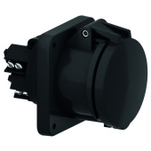 Разъемы промышленные розетка панельная 5р(3p + n + pe) 63а 230 qc ip44 i 130276-bals i bals выгодная цена