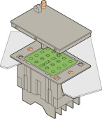 Клеммные соединения блок cc-e-va-6-6 клеммный для токовых цепей, контакт до разрыв а, монтаж в панель, зажим под болт | 1sna166625r2000 | te выгодная цена