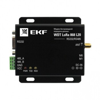 1КОМПЬЮТЕРНЫЕ АКСЕССУАРЫ модем беспроводной передачи данных wdt lora 868 l20 proxima | wdt-l868-20 | ekf выгодная цена