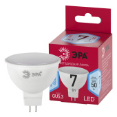 Лампы (источники света) лампа светодиодная red line led mr16-7w-840-gu5.3 r gu5.3 7 вт софит нейтральный белый свет | б0050690 | эра выгодная цена
