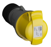 Разъемы промышленные розетка кабельная easy&safe 332ec4,32а,3p+e,ip44,4ч|2cma102038r1000| abb выгодная цена
