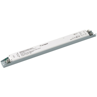 1Ленты светодиодные блок питания arv-sp24100-long-pfc-1-10v-a (24v, 4.2a, 100w) (arlight, ip20 металл, 5 лет) | 025518(1) | arlight выгодная цена