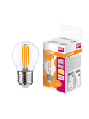Лампы (источники света) лампа светодиодная филаментная led star classic p 6w, прозрачная колба, е27 ledsclp75 6w/827 230v fil e2710x1ru | 4058075218208 | osram выгодная цена