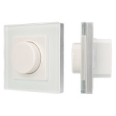 Ленты светодиодные панель smart-p89-dim-in white (230v, 1.2a, triac, rotary, 2.4g) (arlight, пластик) | 028423 | arlight выгодная цена