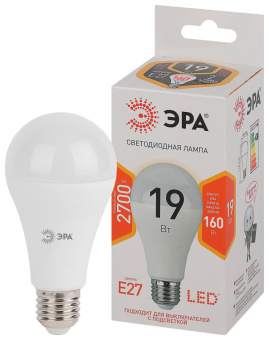 1Лампы (источники света) лампа светодиодная led a65-19w-827-e27 | б0031702 | эра выгодная цена