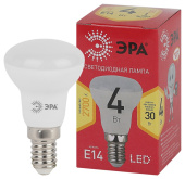 Лампы (источники света) лампа светодиодная red line led r39-4w-827-e14 r e14 4вт рефлектор теплый белый свет | б0052442 | эра выгодная цена