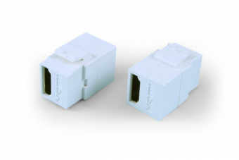 1Розетки, адаптеры и модули Keystone kj1-hdmi-al18-wh вставка формата keystone jack с проходным адаптером hdmi 2.0 (type a), long body (29.7 мм), rohs, белая | 247094 | hyperline выгодная цена