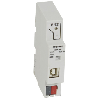 1Розетки, выключатели, звонки электрические knx. интерфейс knx-usb. din 1 модуль. | 003547 | legrand выгодная цена