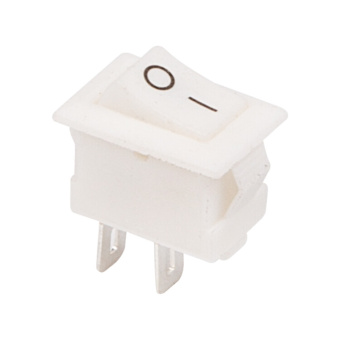 1Кнопки, светосигнальные лампы и кнопочные посты выключатель клавишный 250v 3а (2с) on-off белый micro | 36-2012 | rexant выгодная цена