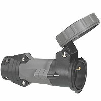 1Разъемы промышленные мобильная розетка hypra - ip 66/67-55 - 2к+3 - 250 в - бытовое назначение - 16 а - пластик | 053937 | legrand выгодная цена