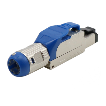 1Разъемы RJ plud-8p8c-s-c6-vl разъем rj-45 (8p8c) под витую пару, полевая заделка,категория 6, неэкранир., для одножильного кабеля, фиолетовый| 427433 | hyperline выгодная цена