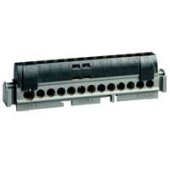 Клеммные соединения клеммная колодка ip 2x - фаза - чёрная - 8 x 1,5-16 мм? - длина 75 мм | 004852 | legrand выгодная цена