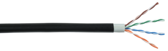 1Кабель витая пара (UTP, FTP) каб. в. п. u/utp кат. 5e 4х2х24awg solid lszh/ldpe чер. | lc3-c5e04-189 | itk выгодная цена