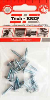 1Крепёж саморез шсмм 4,2х19 (18 шт) - пакет ( 0,034 кг) | 102389 | tech-krep выгодная цена