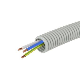 1Трубы и аксессуары труба гибкая гофрированная пвх 16мм с проводом рэк "гост+" пв-1(пув)3*1,5 (50м) | 9p91650 | dkc выгодная цена